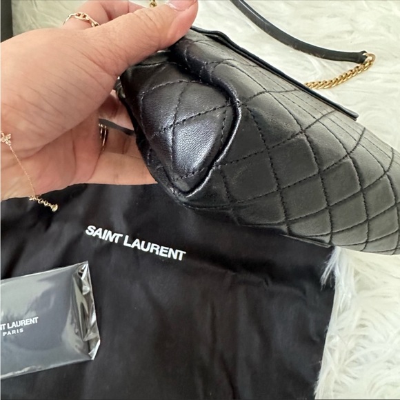 Saint Laurent Bags Ysl Mini Nolita Crossbody And Shoulder Bag Black